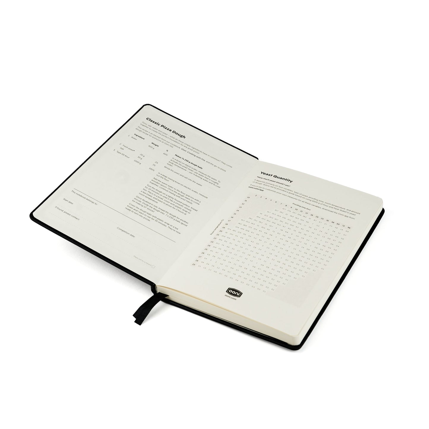 Ooni Notebook and Pizza Journal - Only on The Break Room