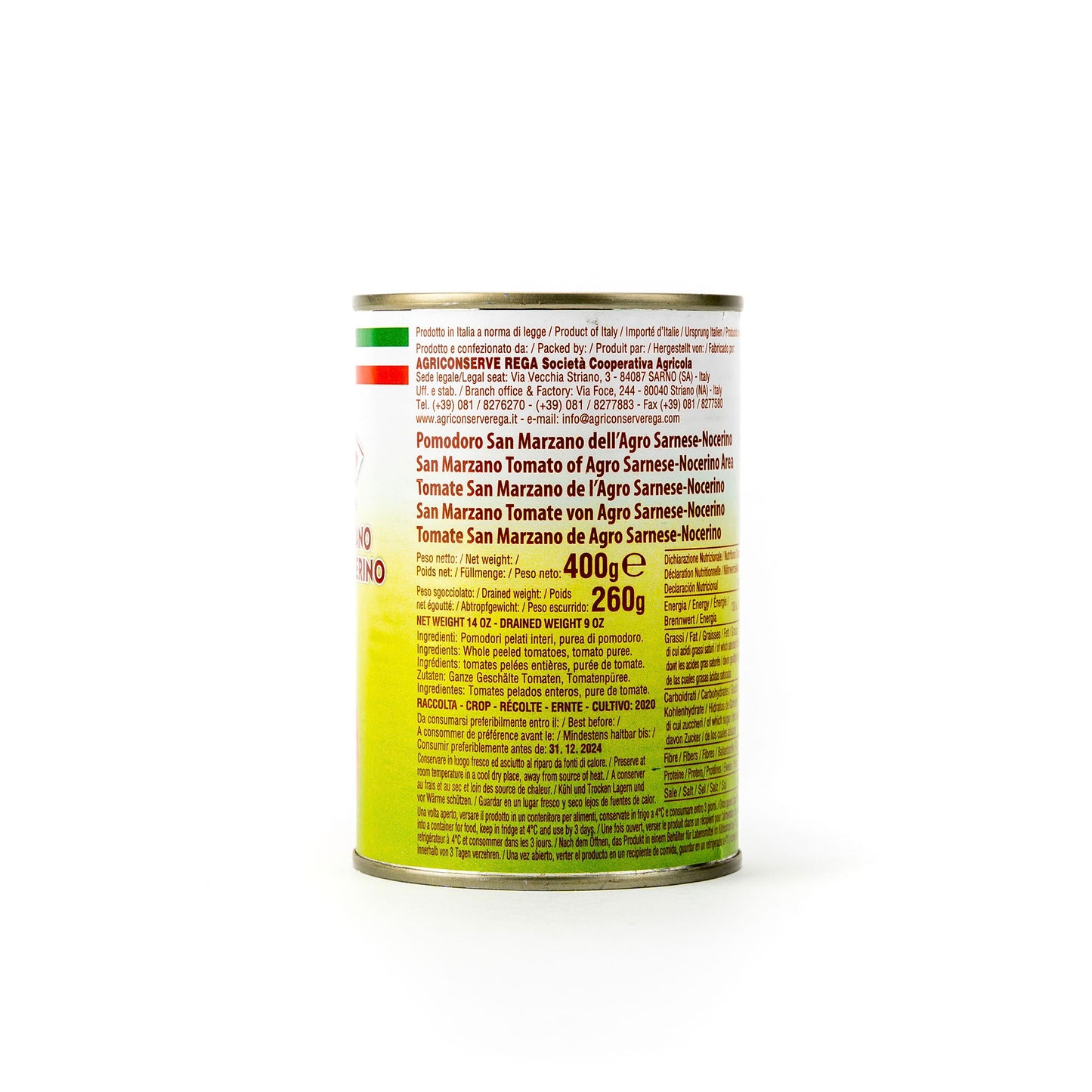 Strianese San Marzano Peeled Plum DOP (400g) - Only on The Break Room