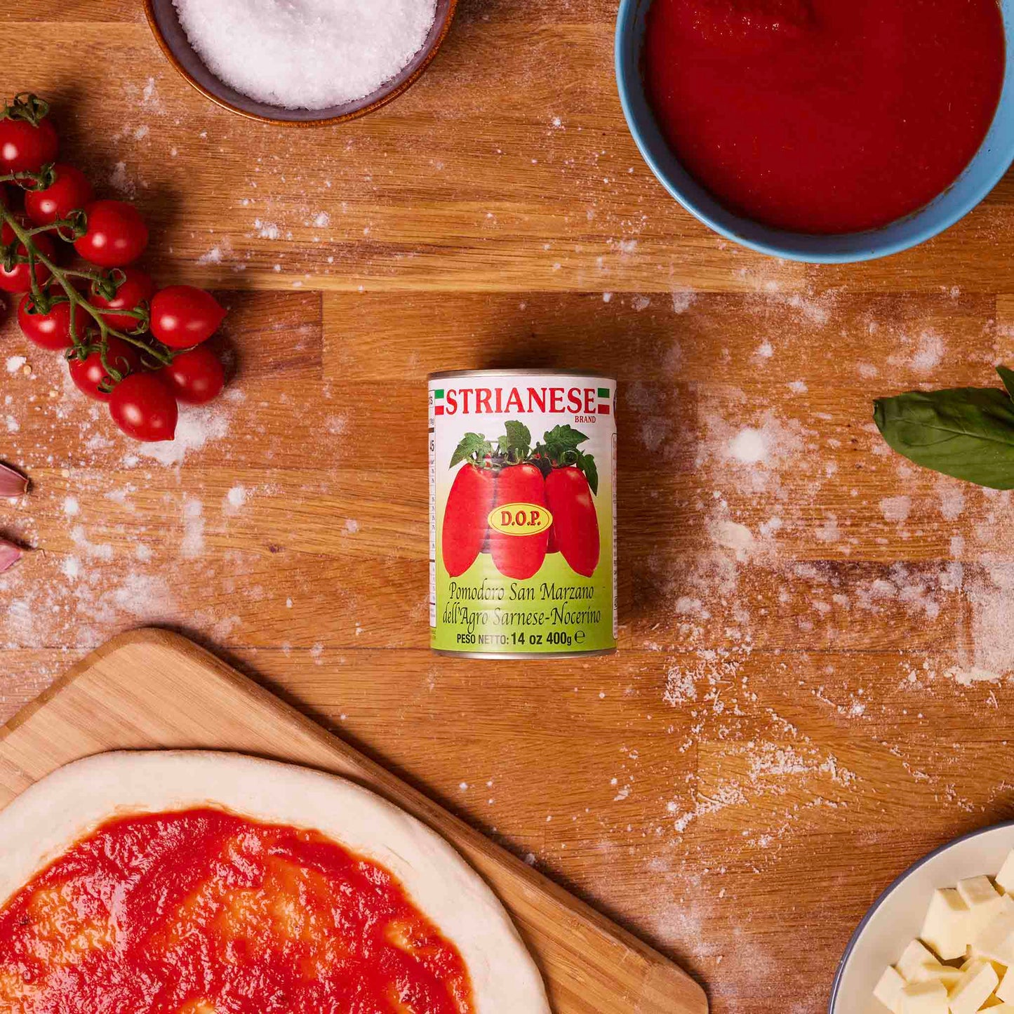 Strianese San Marzano Peeled Plum DOP (400g) - Only on The Break Room