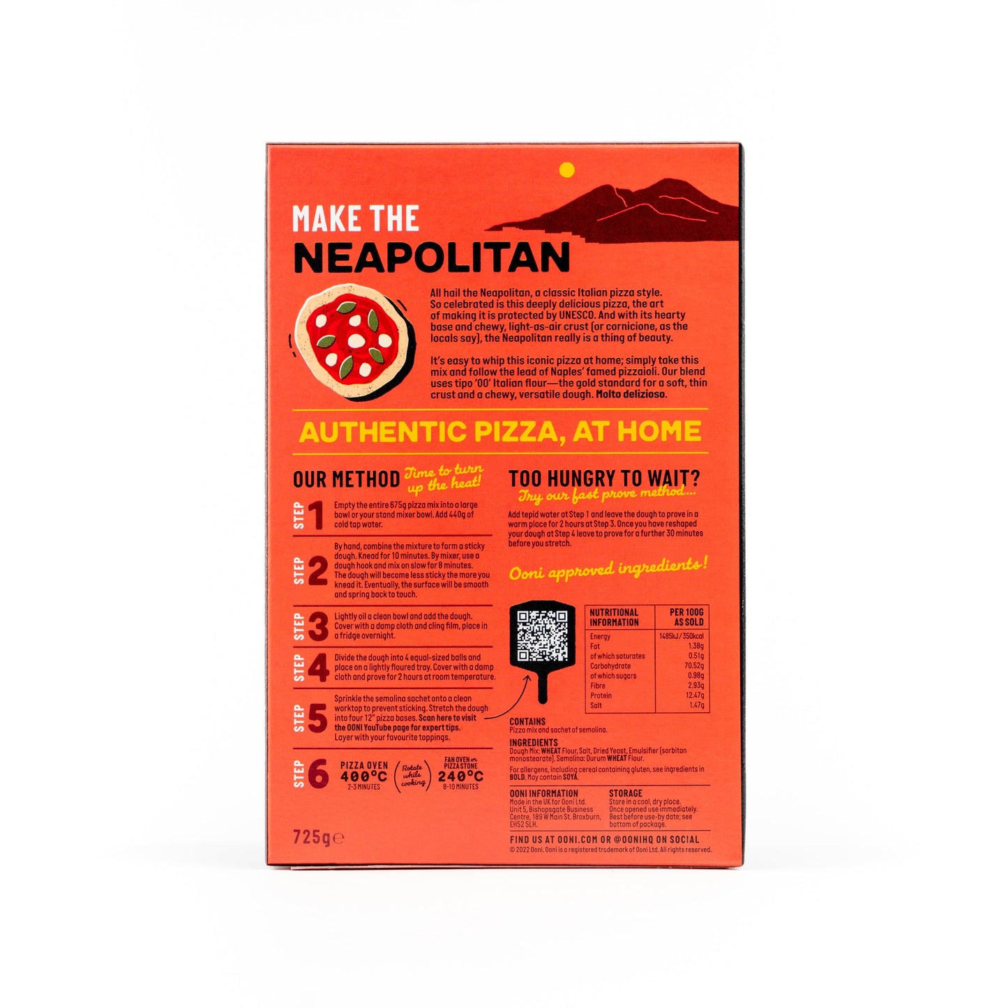 Ooni Neapolitan Pizza Dough Mix (725g) - Only on The Break Room