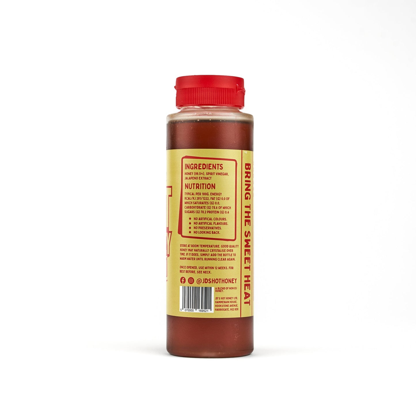 JD’s Hot Honey - Original Jalapeño Infused Honey (350g) - Only on The Break Room