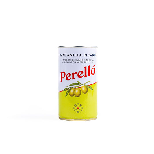 Perello Manzanilla Pitted Olives (350g) - Only on The Break Room