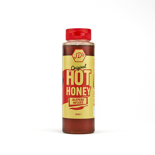 JD’s Hot Honey - Original Jalapeño Infused Honey (350g) - Only on The Break Room